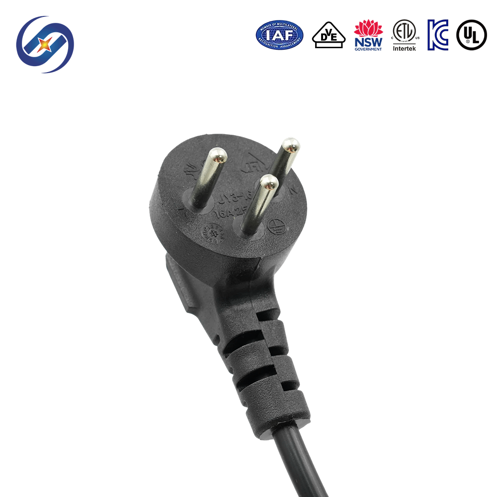 Three-Core Israeli Power Cords