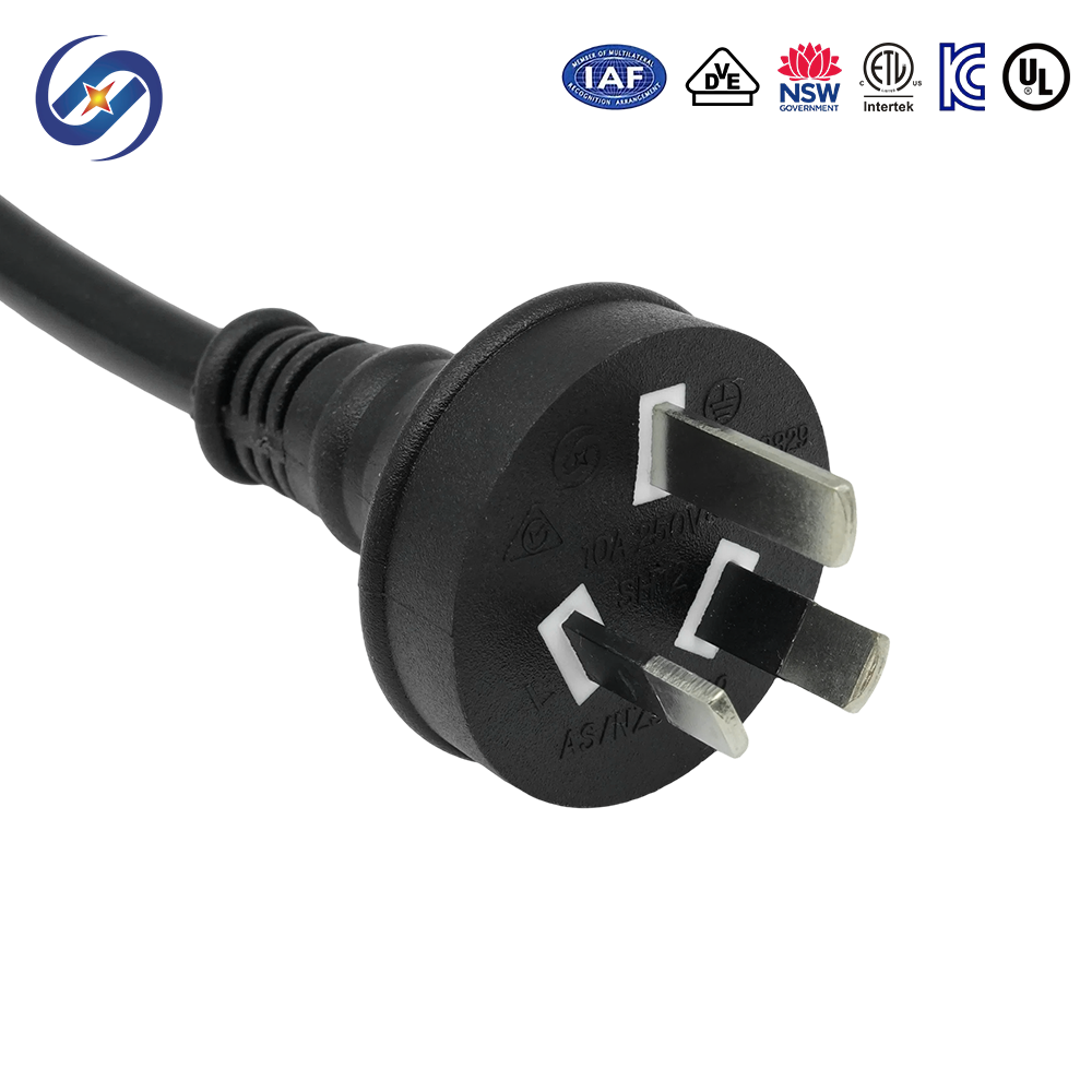 Three-Core Australian Standard 10A Power Cords