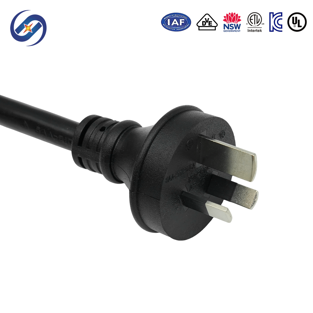 Three-Core Australian Standard 15A Power Cords