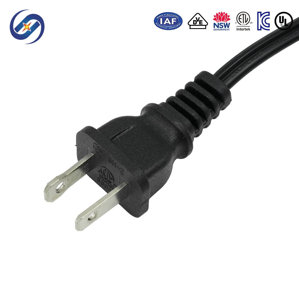 Two-Core American Standard Power Cords