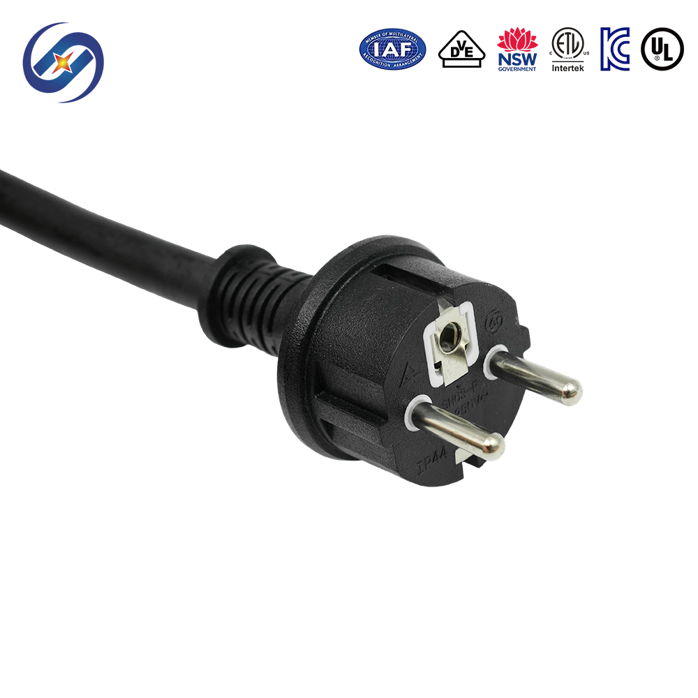 Three-Core European Standard Waterproof Plugs