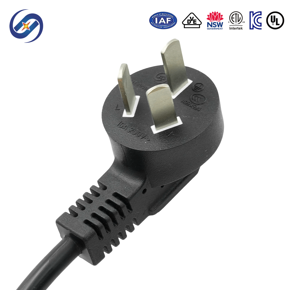 Three-Core Chinese Standard 16A Power Cords