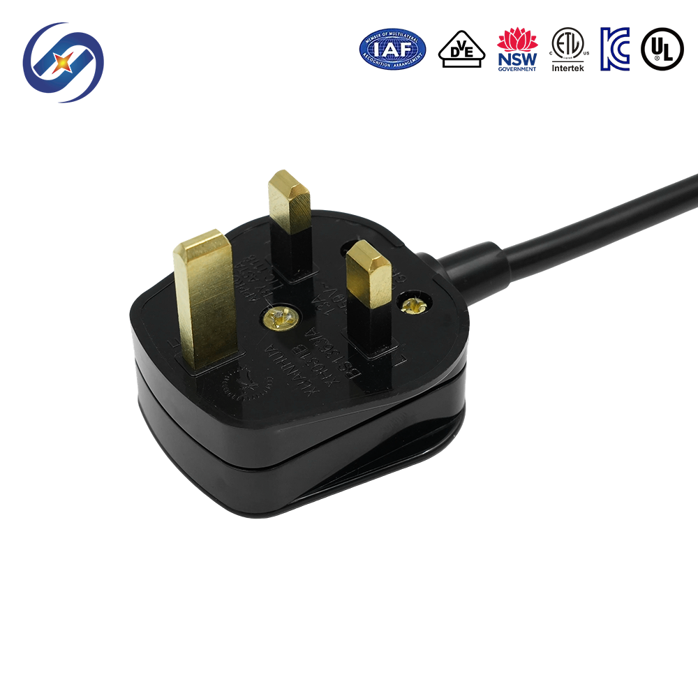 Assembled British Standard Power Cords