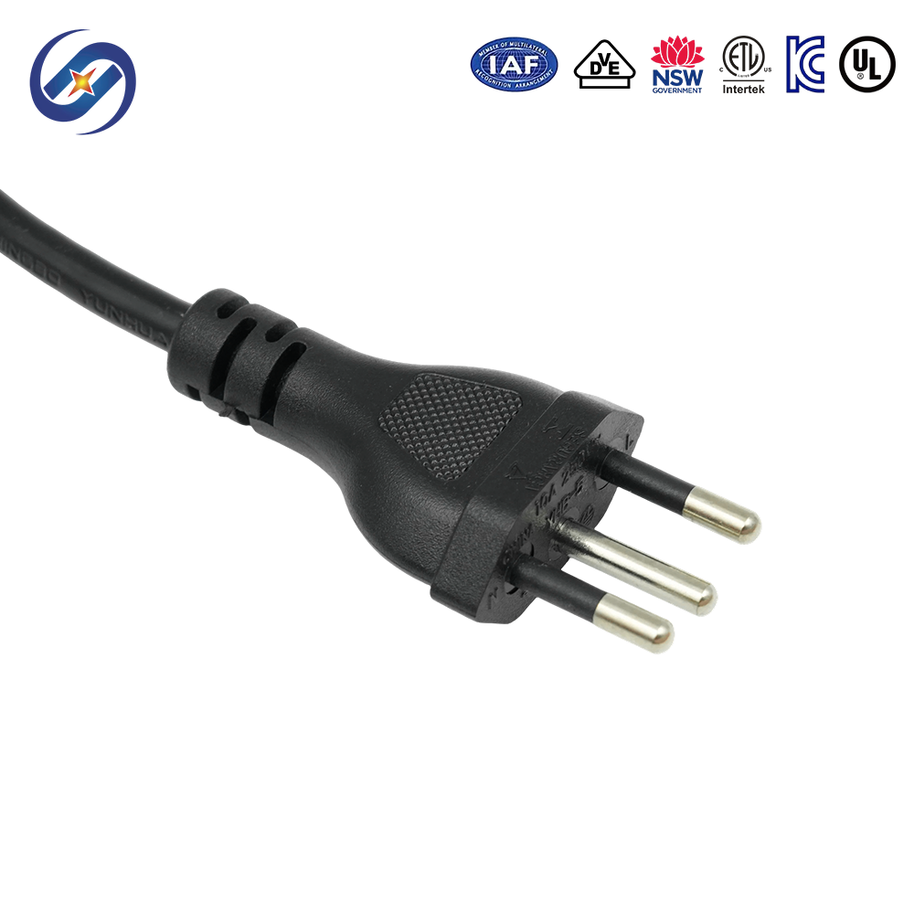 Three-Core Brazilian 10A Power Cords