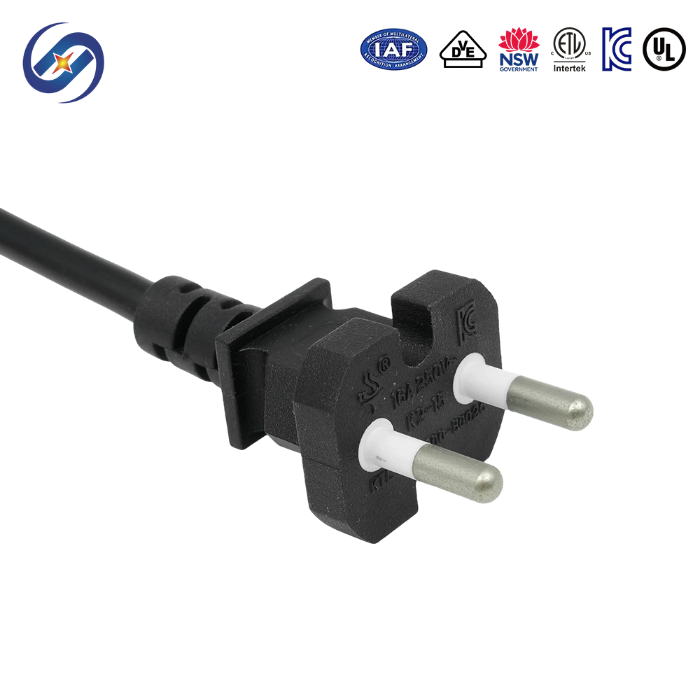 Two-Core Korean 10A Power Cords
