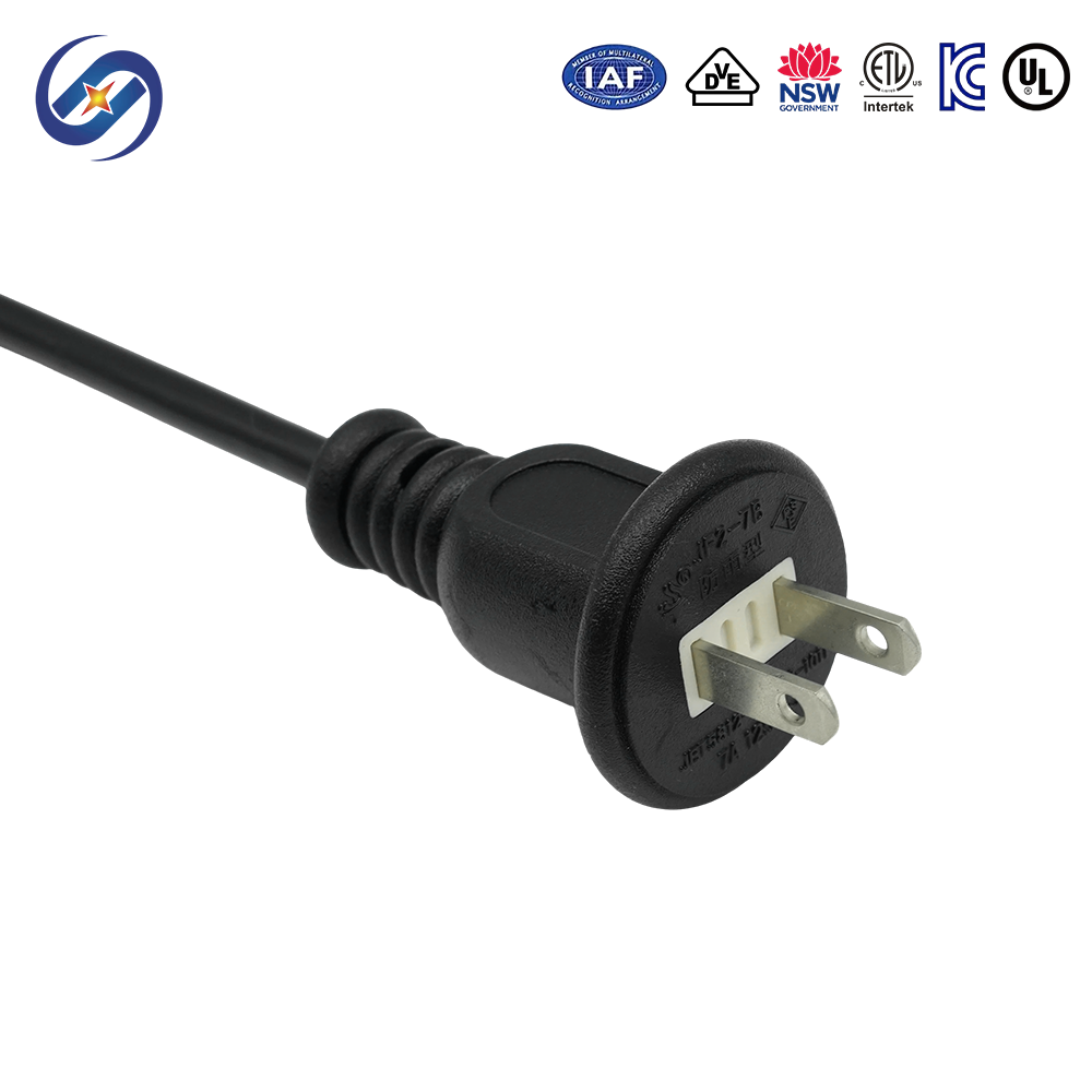 Two-Core Japanese Rainproof Plugs