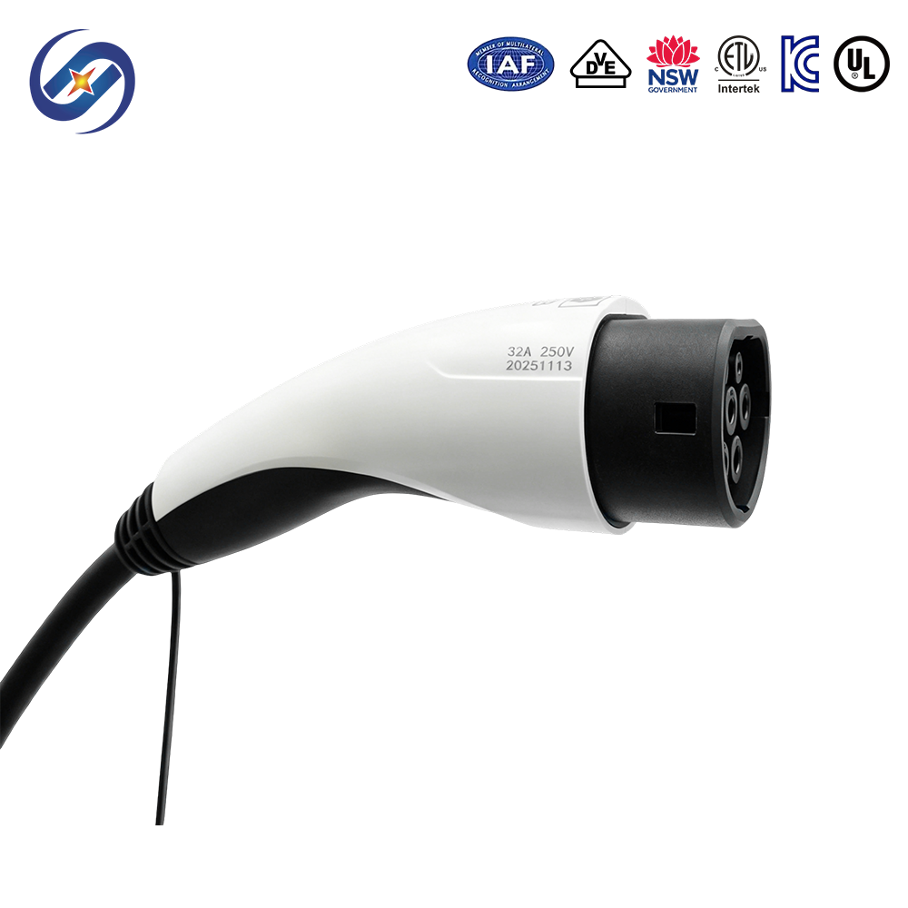 European Standard 32A CEE Industrial Plug Type 2 EV Charger