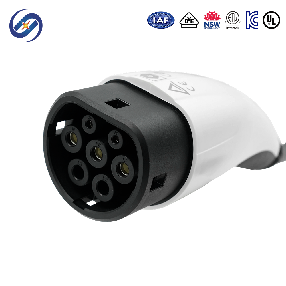 European Standard 32A CEE Industrial Plug Type 2 EV Charger
