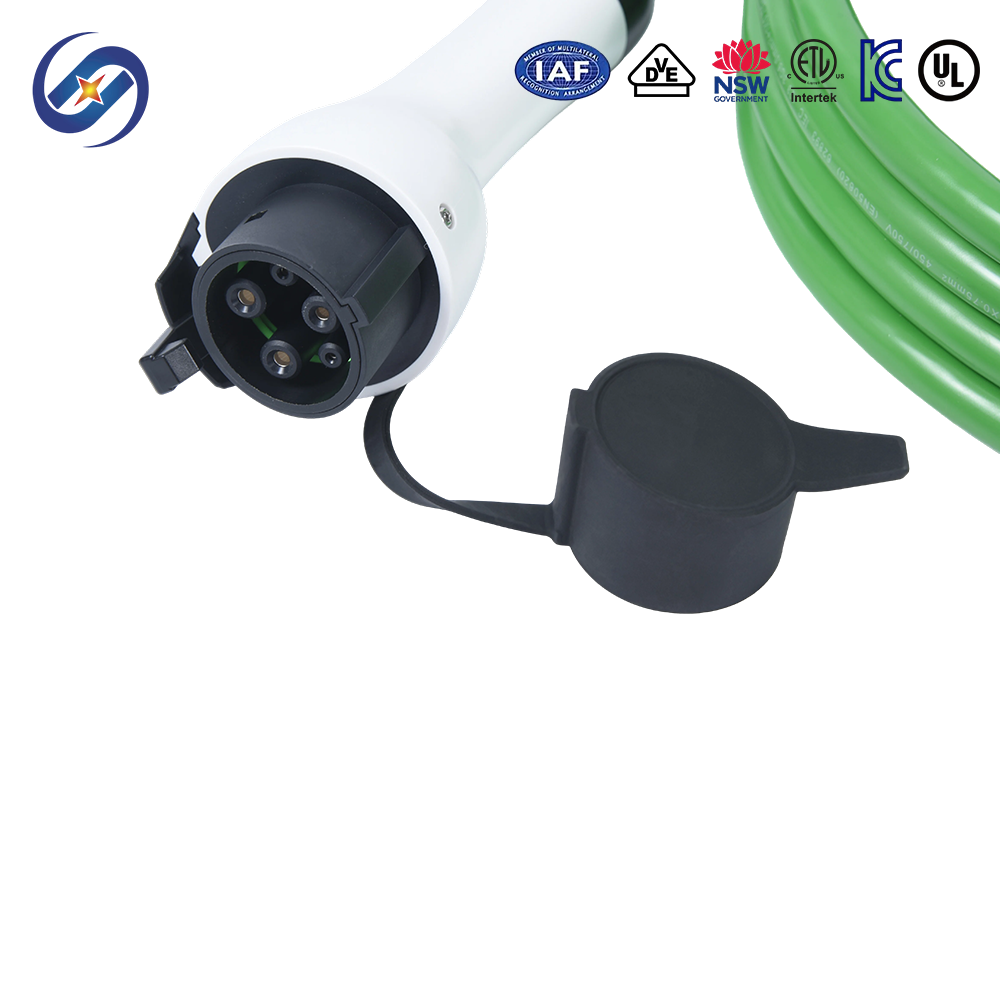 Type 2 to Type 1 EV Charging Cable for SAE J1772 Electric Vehicles