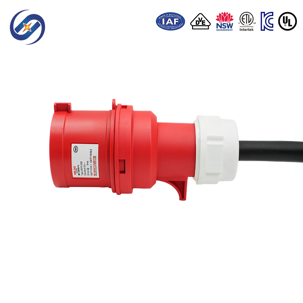 European Standard 32A CEE Industrial Plug GBT EV Charger